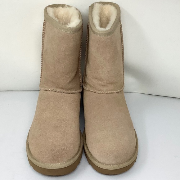 FINAL SALE UGG Classic Short Metallic Snake Print Sheepskin Boots NEW - Picture 2 of 11